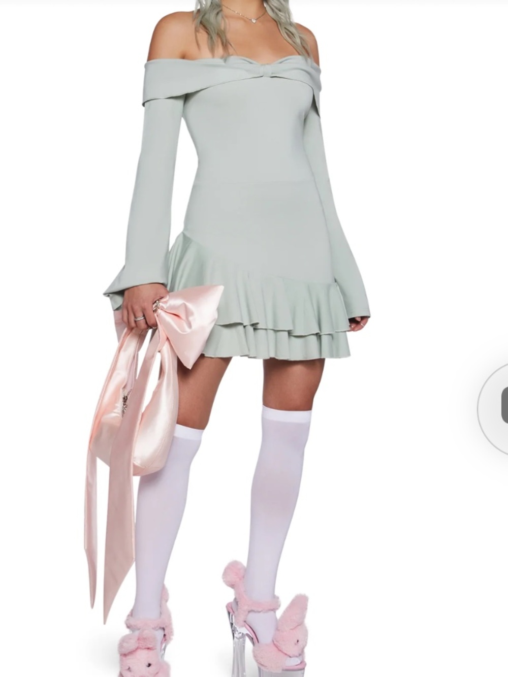Sugar Thrillz off the shoulder dress